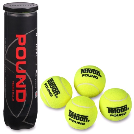 Купить Мяч для большого тенниса Teloon 828Т Р4  (4 шт) в Алейске 
